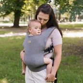 Nosidełka dla dzieci - Nosidełko Zaffiro - BabyFlow Roma: Grey-Regulowane - miniaturka - grafika 1