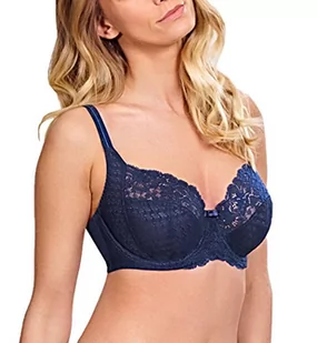 Panache Damski biustonosz Envy Stretch Lace Full Cup, granatowy, 85D - Biustonosze - miniaturka - grafika 1