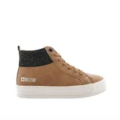 Buty trekkingowe damskie - BUTY damskie BIG STAR II274145 trampki wysokie zimowe OCIEPLANE futerko 37 - miniaturka - grafika 1