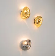 Lampy ścienne - Zambelis Kinkiet 22048, kolor chrom, szkło, wysokość 27,5 cm, E14 - miniaturka - grafika 1