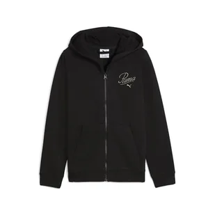 PUMA Chłopięca bluza z kapturem Ess Script na zamek błyskawiczny Fl G Coat (1 szt.) - Bluzy dla chłopców - miniaturka - grafika 1