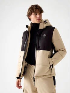 Guess Kurtka przejściowa 179584 Beżowy Classic Fit - Kurtki męskie - miniaturka - grafika 1