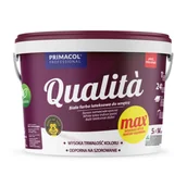 Farby wewnętrzne - Primacol Farba lateksowa Qualita MAX 5 l Professional - miniaturka - grafika 1