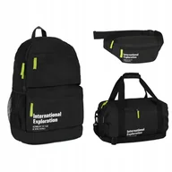 Plecaki - Plecak młodzieżowy w zestawie z torbą i saszetką Exploration Starpak 561902 - miniaturka - grafika 1