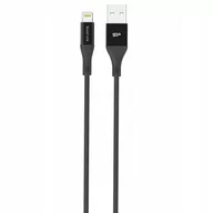 Kable USB - SILICON POWER SILICON POWER USB-Lightning Silicon 1m Czarny - miniaturka - grafika 1