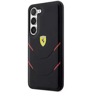 Ferrari FEHCS23MPBAK S23+ S916 czarny/black hardcase Hot Stamp Lines - Etui i futerały do telefonów - miniaturka - grafika 2