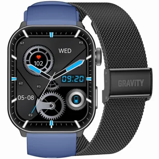 Gravity GT28-3 Niebieski, Czarny - Smartwatch - miniaturka - grafika 1