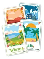 Materiały pomocnicze dla uczniów - Plansze edukacyjne A4 - Pory roku 4 karty - miniaturka - grafika 1