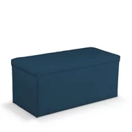 Pufy i podnóżki - Dekoria.pl Dekoria.pl Skrzynia tapicerowana Ocean Blue morski niebieski) 90 × 40 × 40 cm Cotton Panama 525-702-30 - miniaturka - grafika 1