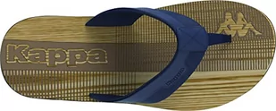 Kappa Męskie klapki Nemilio Flipflop, brązowo-niebieskie, 45 UE - Klapki i japonki męskie - miniaturka - grafika 1