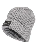 Czapeczki dla niemowląt - Didriksons Czapka beanie "Bus" w kolorze szarym - miniaturka - grafika 1