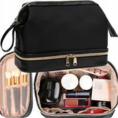 Akcesoria podróżnicze - DAMSKA PODRÓŻNA KUFEREK DUŻA KOSMETYKI - miniaturka - grafika 1
