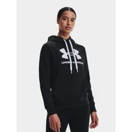 Bluzy sportowe damskie - Bluza fitness damska UNDER ARMOUR Rival Fleece Logo z kapturem - miniaturka - grafika 1