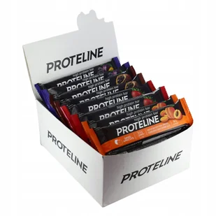 Zestaw PROTELINE 20x80g MIX: suszonych moreli, śliwek, truskawek, kakao - Zdrowa żywność - miniaturka - grafika 1