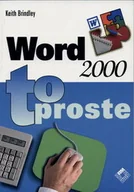 Aplikacje biurowe - WORD 2000 TO PROSTE - miniaturka - grafika 1