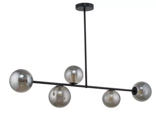 Sigma Roma lampa wisząca 5-punktowa czarna 32079 - Lampy sufitowe - miniaturka - grafika 1