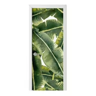 Naklejki na ścianę - Naklejka na drzwi HOMEPRINT Drzewo bananowe 85x205 cm - miniaturka - grafika 1