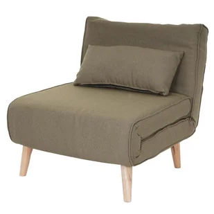 Sofa rozkładana HWC-D35, sofa rozkładana fotel fotel rozkładany fotel młodzieżowy fotel fotel, tkanina ~ zielony - Sofy i kanapy - miniaturka - grafika 1