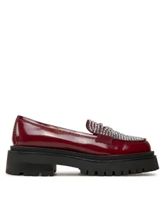 Steve Madden Loafersy Longhaul SM11003448 Bordowy - Półbuty damskie - miniaturka - grafika 1