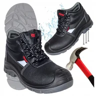 Obuwie robocze - Buty robocze S3 skórzane Wodoodporne z Noskiem BHP odporne na Przebicie 45 - miniaturka - grafika 1