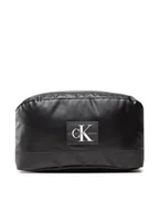 Kosmetyczki, organizery i kuferki - CALVIN KLEIN Jeans Kosmetyczka Utility Grid Washbag K50K508901 Czarny - miniaturka - grafika 1