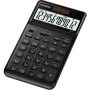 Casio JW-200SC-BK Kalkulator biurkowy czarny Ekran: 12 baterii słonecznych, zasilanie bateryjne (szer. x wys. x gł.) 109 x 11 x 184 mm - Kalkulatory - miniaturka - grafika 1