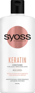 Syoss Keratin conditioner odżywka do włosów słabych i łamliwych 440ml - Odżywki do włosów - miniaturka - grafika 1
