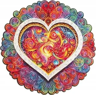 Pan i Pani Gadżet Puzzle Drewniane Mandala Świadoma Miłość - Układanki dla dzieci - miniaturka - grafika 1