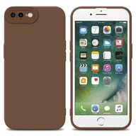 Etui i futerały do telefonów - Etui Cadorabo do Apple iPhone 7 PLUS / 7S PLUS / 8 PLUS w kolorze brązowym silikonowe etui TPU etui na telefon komórkowy - miniaturka - grafika 1