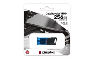 Kingston 256GB DataTraveler 80 M 200MB/s USB-C 3.2 Gen 1 - Pendrive - miniaturka - grafika 1