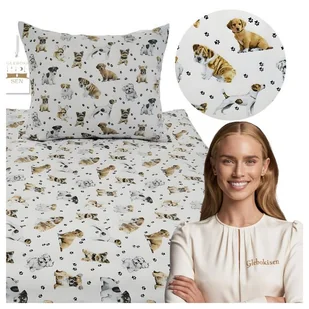 Pościel Dziecięca 90x120 + 40x60 Pieski Łapki Białe Bawełna 100% Polska - Pościel dla dzieci Pościel Dziecięca 90x120 + 40x60 Pieski Łapki Białe Bawełna 100% Polska - Pościel dla dzieci - miniaturka - grafika 1