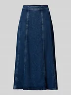 Spódnice - Rozkloszowana spódnica jeansowa z lyocellu - miniaturka - grafika 1