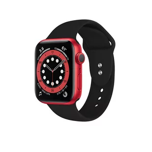 Apple Crong Pasek Crong Liquid Band do Watch 38/40 mm czarny CRG-40LQB-BLK - Akcesoria do smartwatchy - miniaturka - grafika 2