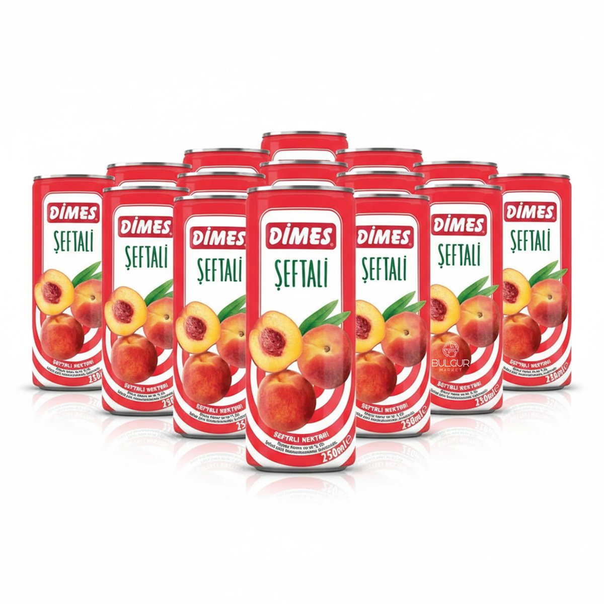 Dimes Sok Brzoskwiniowy 250 ml Zestaw 12 Puszek