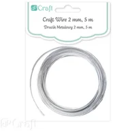 Dekoratorstwo - Drucik Metalowy 2 Mm, 5 M – Srebrny, Dp Craft - miniaturka - grafika 1