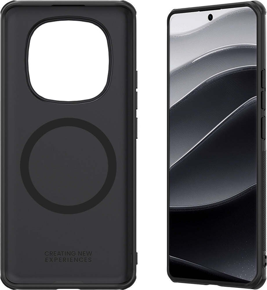 Etui na telefon komórkowy Xiaomi Redmi Note 14 Pro Plus 5G, Nillkin Frosted Shield Pro Magnetic, czarne