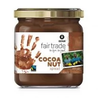 Słodkie kremy i masła - Oxfam Fair Trade Krem orzechowo - kakaowy fair trade bezglutenowy 400 g - miniaturka - grafika 1