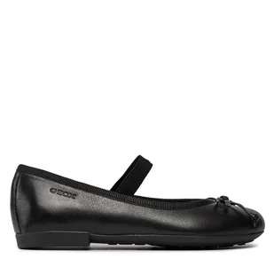 Baleriny Geox J Plie' B J3455B 00043 C9997 M Czarny - Buty dla dziewczynek - miniaturka - grafika 1