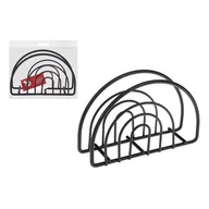 Stojaki na ręczniki papierowe - Serwetnik metalowy Wyspa Okazji czarny - miniaturka - grafika 1