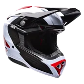 Kaski motocyklowe - Kask Cross BELL Moto-10 Spherical Fluid Czarny/CzerwonyM - miniaturka - grafika 1