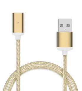 Kabel Nylon Magnetyczny Złoty - Kable USB - miniaturka - grafika 1