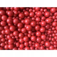 Dodatki do ciast w proszku - POSYPKA MIX MACZEK KULKI perłowe czerwone - 50g - miniaturka - grafika 1