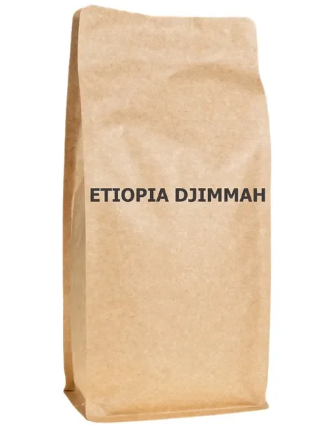 Świeżo Palona Kawa Ziarnista Etiopia Djimmah Rzemieślnicza 1kg