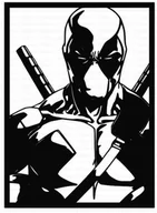 Obrazy i zdjęcia na płótnie - Ciekawa Dekoracja Ścienna Obraz 3D Deadpool T108 - miniaturka - grafika 1