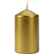 Świece - Świeca walec SW60/100-213 perłowy złoty BISPOL - miniaturka - grafika 1