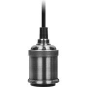 Lampy sufitowe - Home Styling Collection Lampa wisząca 8 cm srebrna industrialna XX8110740 - miniaturka - grafika 1