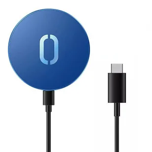 Joyroom bezprzewodowa ładowarka Qi 15 W do iPhone (kompatybilna z MagSafe) + kabel USB Typ C niebieski (JR-A28) - Kable USB - miniaturka - grafika 1