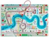 Zabawki interaktywne dla dzieci - Bigjigs Gra labirynt magnetyczny Londyn +3 - miniaturka - grafika 1
