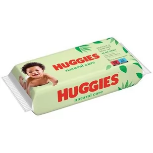 Huggies Huggies Nawilżane chusteczki Natural Care hypoalergiczne 56 szt. - Chusteczki nawilżane - miniaturka - grafika 2