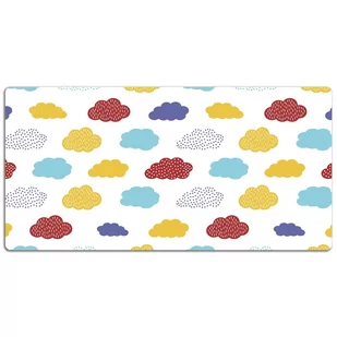 Ochronna mata na biurko Kolorowe chmury 120x60 cm, Dywanomat - Podkładki na biurko Ochronna mata na biurko Kolorowe chmury 120x60 cm, Dywanomat - Podkładki na biurko - miniaturka - grafika 1